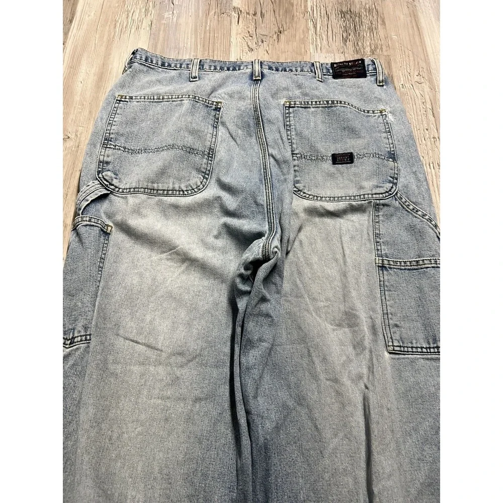 Vintage Robert Stock‎ Carpenter Jeans Baggy Faded Loose skater 2000s Work 38x30